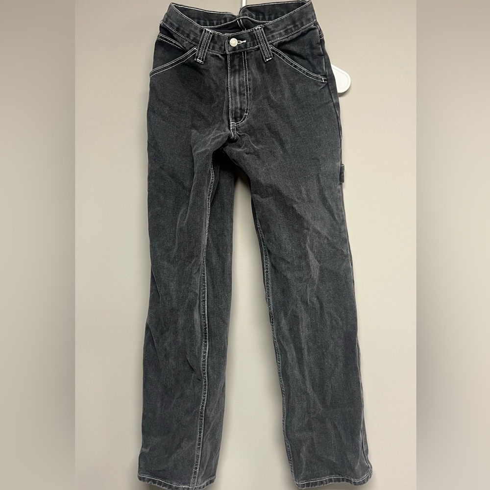 PacSun - J. Galt Women's Black Straight Leg Carpenter Jeans